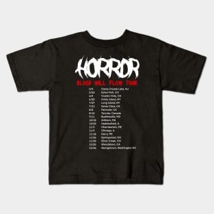 Horror Movie Tour Shirt Kids T-Shirt